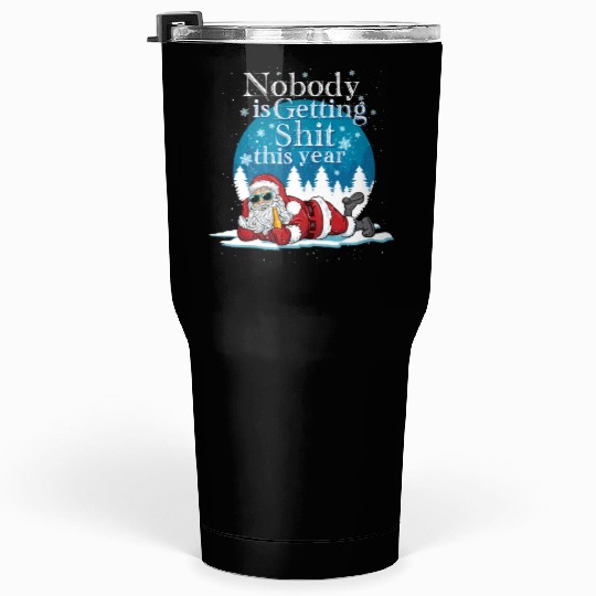 Santa 2020 Claus Ugly Bad Santa Tumblers 30 Oz