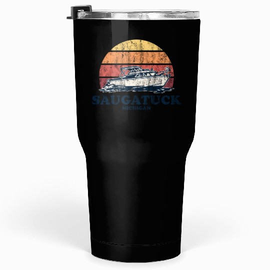 Saugatuck Mi Boating 70S Boat Tumblers 30 Oz