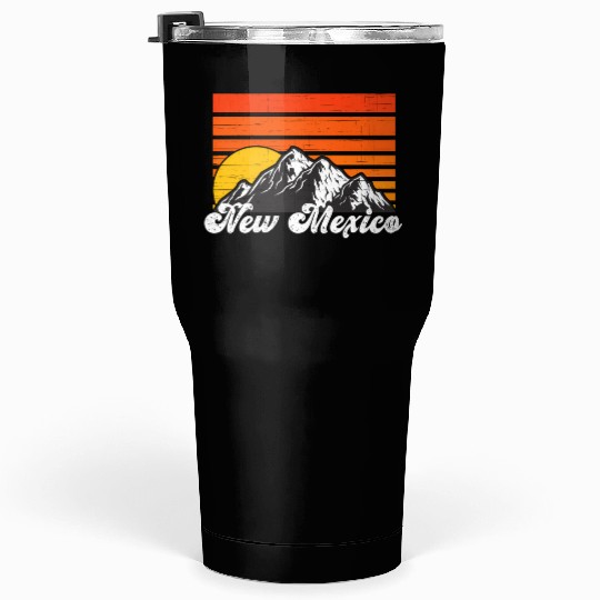 New Mexico Mountains Hiking Love New Mexico Tumblers 30 Oz