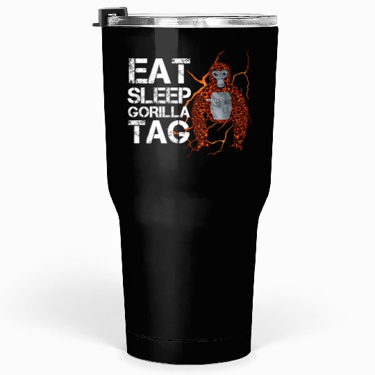 Gorilla Tag Vr Gamer Tumblers 30 Oz For Teen Eat Sleep