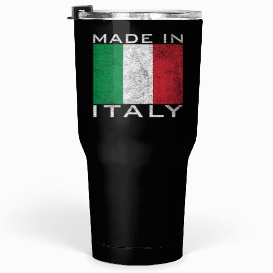 Born And Raised In Italy Flag Born In Italy Tumblers 30 Oz