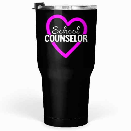 Proud School Counselor Cool Teacher Tumblers 30 Oz