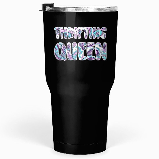 Thrifting Queen paisley Tumblers 30 Oz