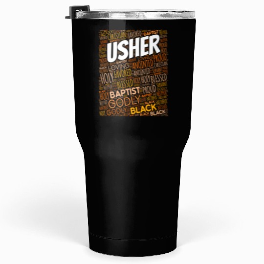 Usher Board Baptist Church Tumblers 30 Oz