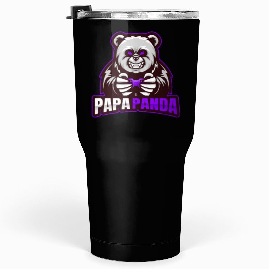 Papa Panda Tumblers 30 Oz