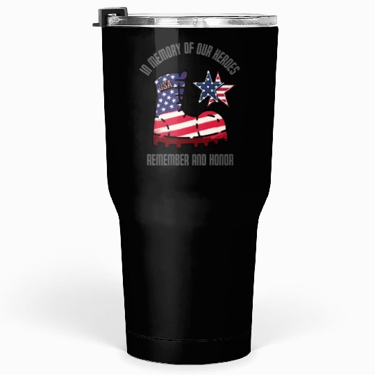 God bless America the land of the free Tumblers 30 Oz