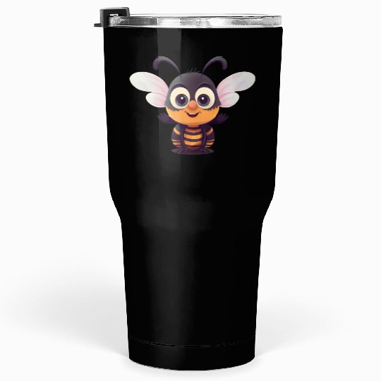 Cute Superhero Bee Bumblebee Wasp Tumblers 30 Oz