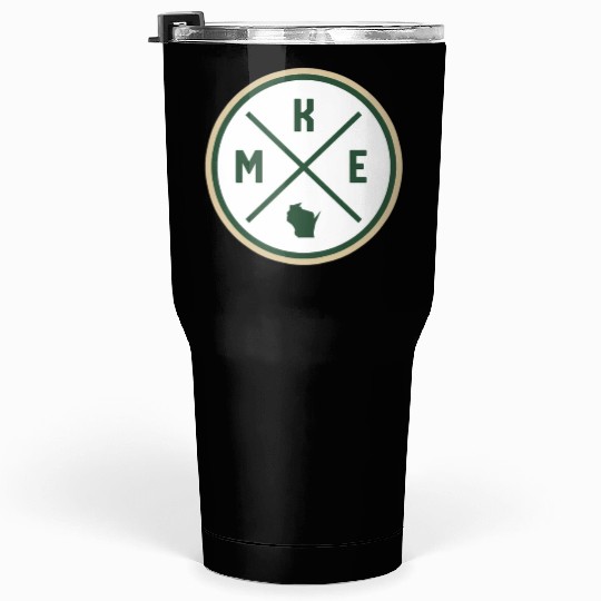 Milwaukee Circle Patch Green Tumblers 30 Oz