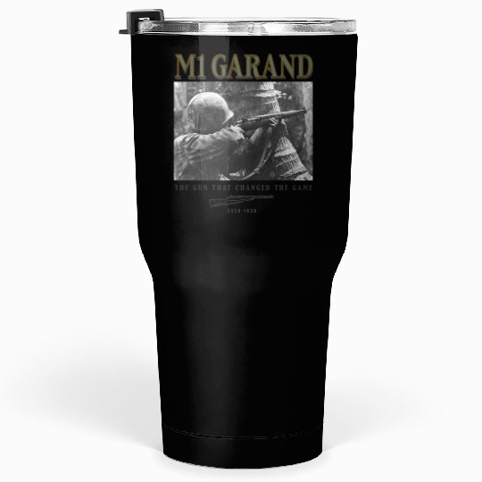 World War 2 Weapon M1 Garand Rifle Tumblers 30 Oz