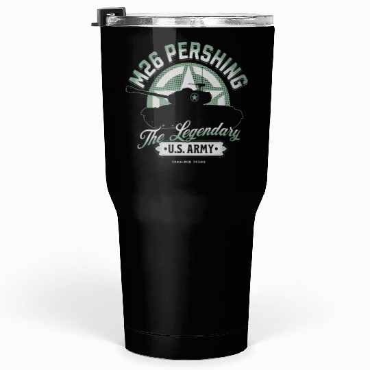 M26 Pershing | World War 2 Tank Tumblers 30 Oz