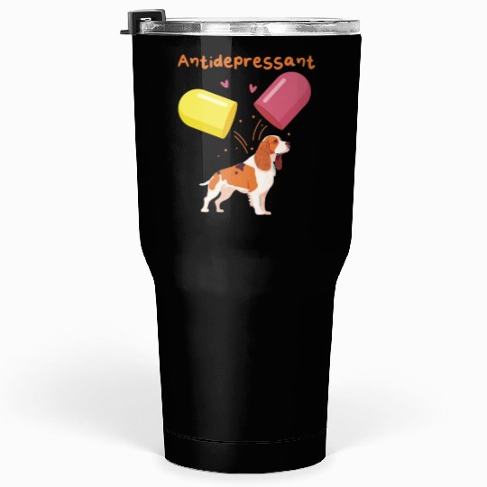 Antidepressant, Cavalier King Charles Spaniel Tumblers 30 Oz