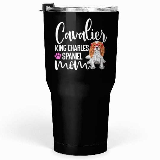 Cavalier King Charles Spaniel Mom Tumblers 30 Oz
