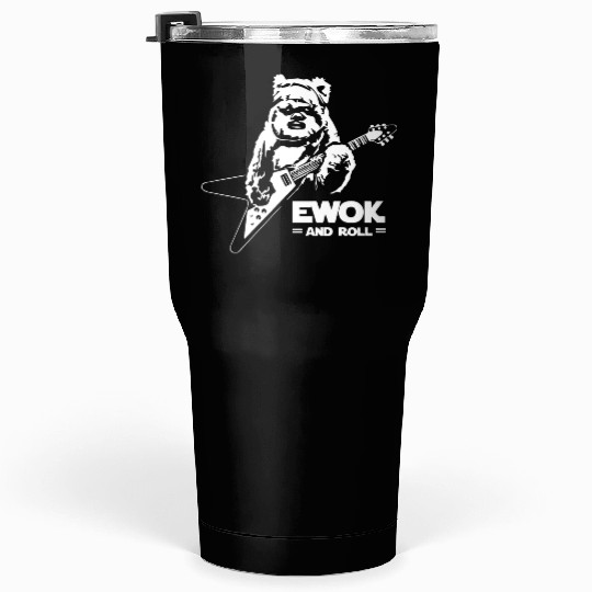 New Ewok And Roll Guitar Funny Tumblers 30 Oz