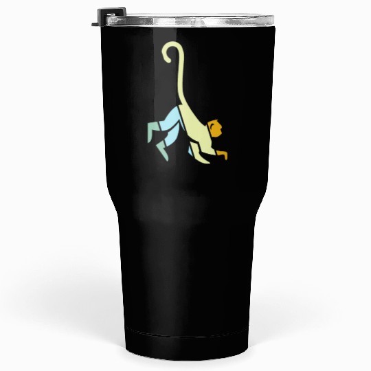 monkey retro Tumblers 30 Oz