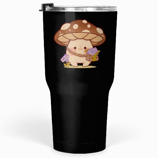 Flower Picking Mushroom Tumblers 30 Oz