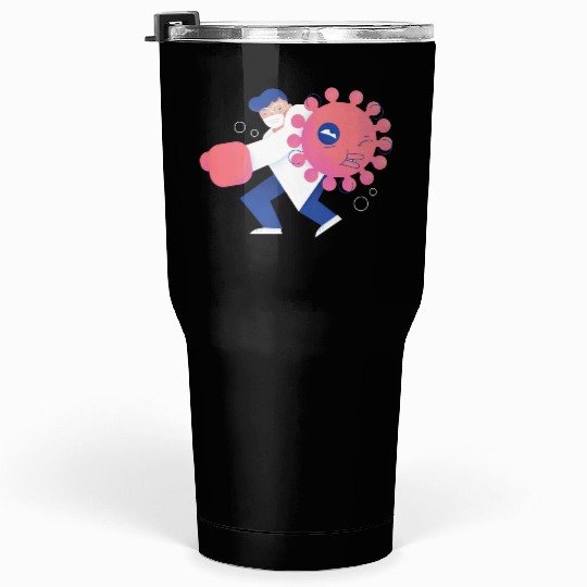 Health Care Professional Beating Coronavirus Tumblers 30 Oz