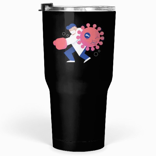 Health Care Professional Beating Coronavirus Tumblers 30 Oz