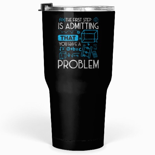 Not My Problem Fun Black Humor Don't Care Tumblers 30 Oz