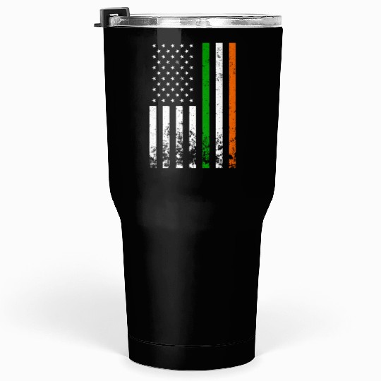Irish American Flag Ireland Flag St Patricks Day L Tumblers 30 Oz