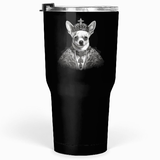 Chihuahua - Pope Dog Church Vatican Catholic Tumblers 30 Oz
