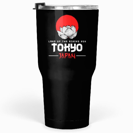 Tokyo Culture City Temple Tumblers 30 Oz