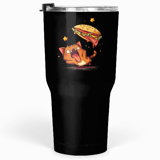 Cat and Taco A Perfectly Delicious Pair Tumblers 30 Oz