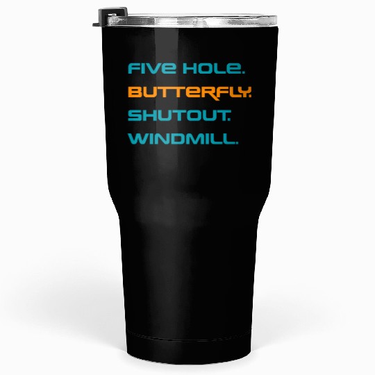 Five Hole Butterfly Shutout Windmill Tumblers 30 Oz