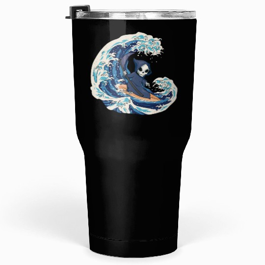 The Reaper surfing on Wave Tumblers 30 Oz