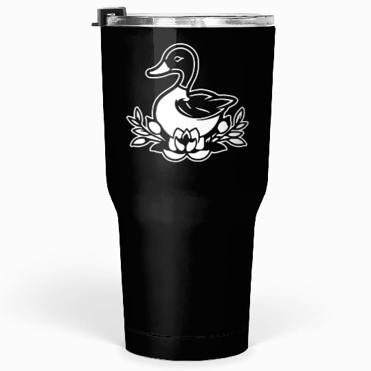 Duck Bird Nature Pond Tumblers 30 Oz