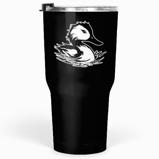 Duck Bird Nature Pond Tumblers 30 Oz