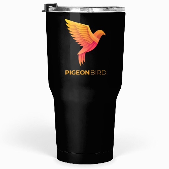 Pigeon Bird Design Tumblers 30 Oz
