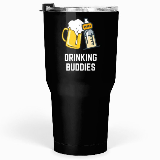 Drinking Buddies Dad Son Desgin Tumblers 30 Oz