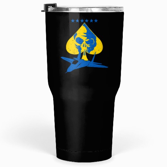 The Ghost Of Kyiv Kiev Ukraine Ace Fighter Pilot Tumblers 30 Oz