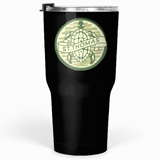 Saint Thomas Turtle Tumblers 30 Oz