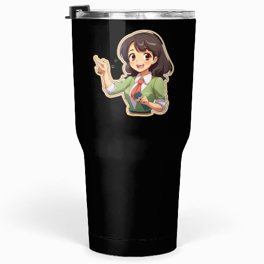 "Anime Teacher's Fun Explainer" Tumblers 30 Oz