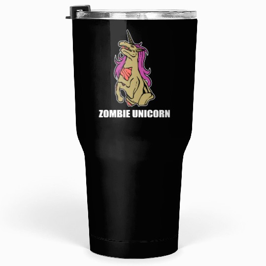 Zombie Unicorn Funny Cowboy Gift Tumblers 30 Oz