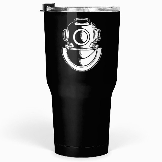 Diving Helmet Lifeguard or Diver Gift Tumblers 30 Oz