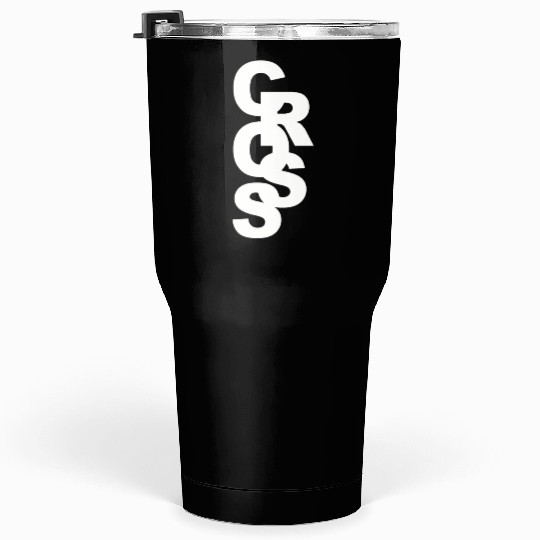 Cross Country Running Stacked Font Play Stylishs, Tumblers 30 Oz