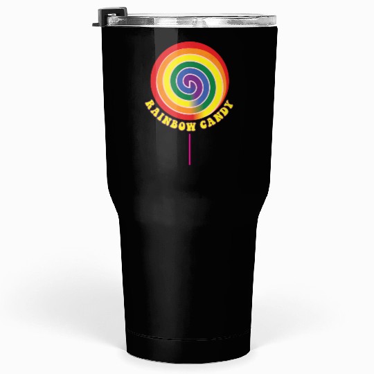 Rainbows Rainbow Pride Candy Tumblers 30 Oz