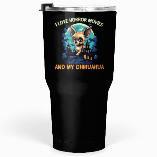 Chihuahua Halloween Puppy Trick Or Treat Dog Lover Tumblers 30 Oz