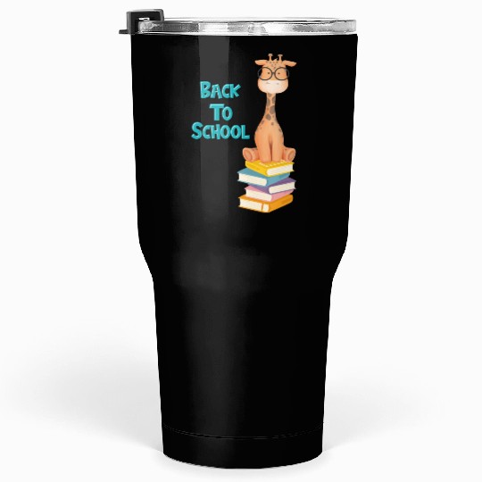 Back To School Giraffe Tumblers 30 Oz