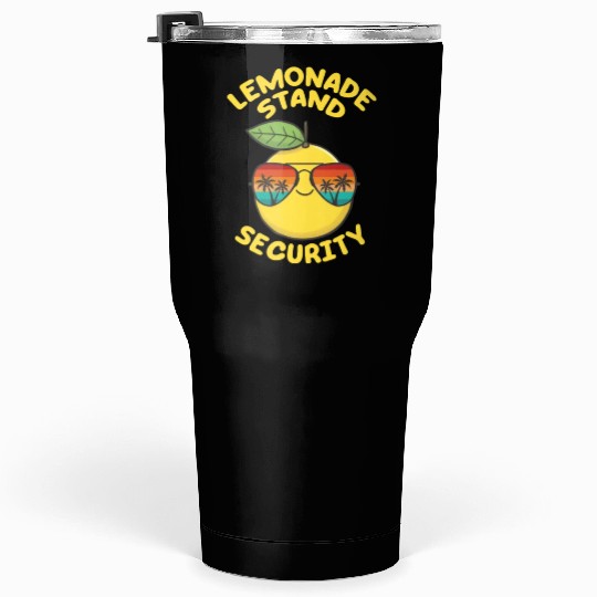 Lemonade Stand Security Cute Lemon Summer Tumblers 30 Oz