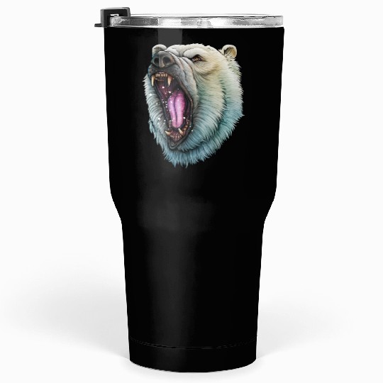 Angry Polar Bear Tumblers 30 Oz