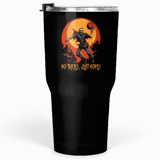 Basketball Halloween Trick Or Treat Spooky Baller Tumblers 30 Oz