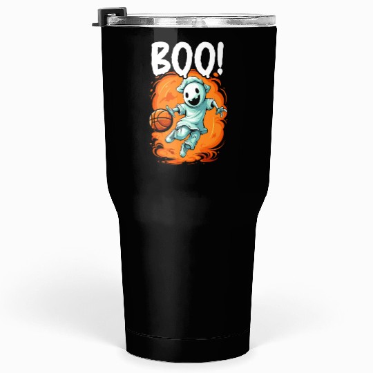Basketball Halloween Trick Or Treat Spooky Baller Tumblers 30 Oz