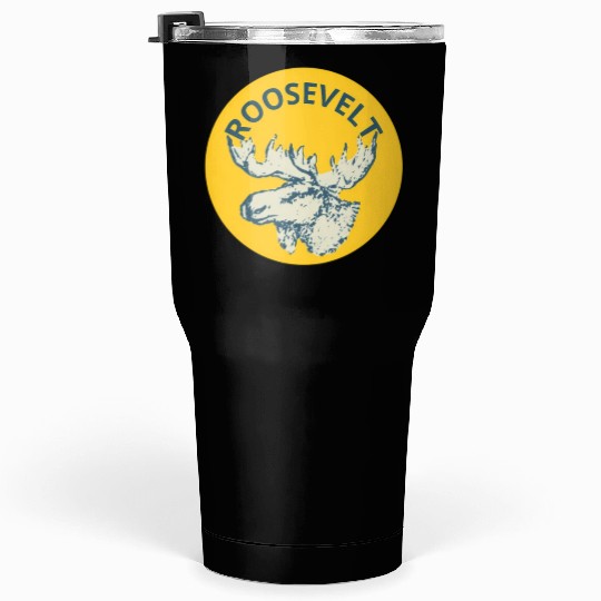 Teddy Roosevelt Bull Moose Py Tumblers 30 Oz