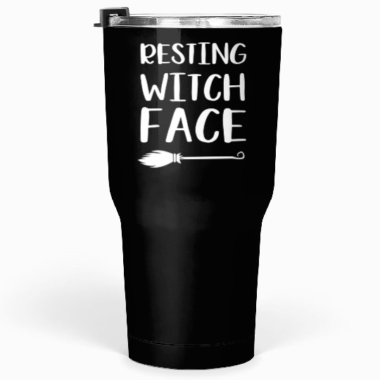Resting Witch Face Tumblers 30 Oz