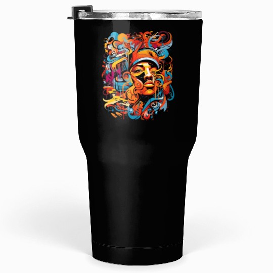 Music, hip-hop, rap, rapper, sound, gift. Tumblers 30 Oz