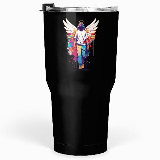 Angel with no face Tumblers 30 Oz