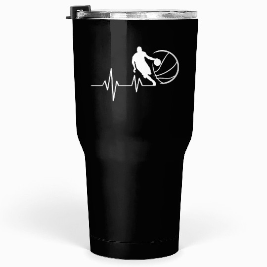 Basketball Heartbeat Tumblers 30 Oz